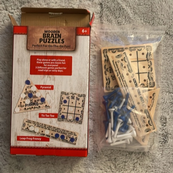 Brain Puzzles 3 Count Wooden NIP NWT classics
Road trips, home play Gift it - Picture 2 of 2